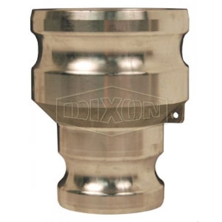 Dixon Cam and Groove Spool Adapter, 2-1/2 x 4 in, Adapter, Aluminum, Domestic 2540-AA-AL